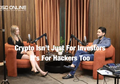 Graphic showing a hacker receiving cryptocurrency as ransom payment